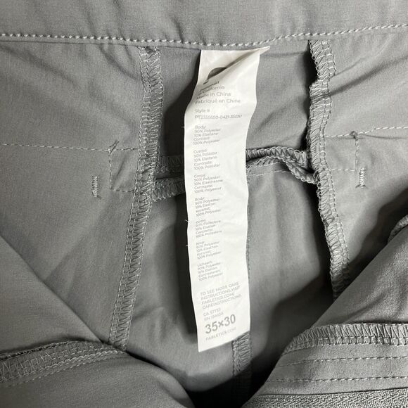 Fabletics The Only Pants Mens Light Gray Performance Golf Stretch sz 32/30 - Picture 4 of 10